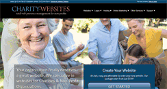 Desktop Screenshot of charitywebsites.com